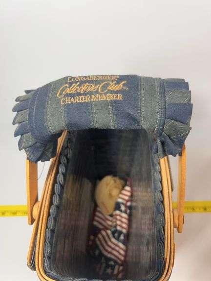 Longaberger Collectors Club Membership Charter Member Basket, Longaberger Father’s Day Caddy Basket,