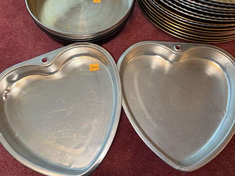 Assorted Plates and Cake Molds