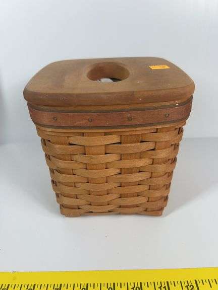 Longaberger Tissue Basket, Purse, Tulip Basket