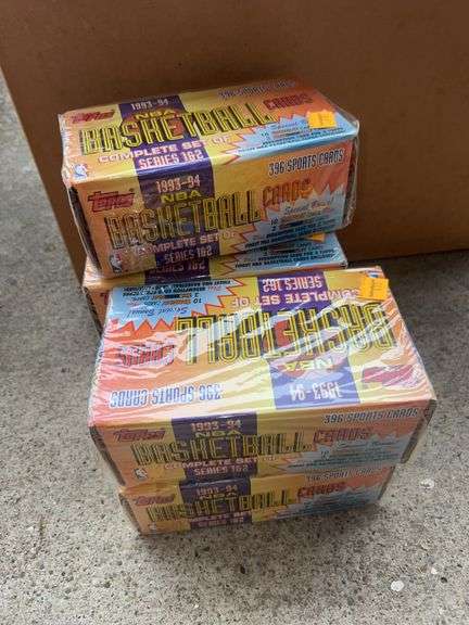 (6) Boxes of NBA Basketball Topps Cards- 396 Cards in Each Box