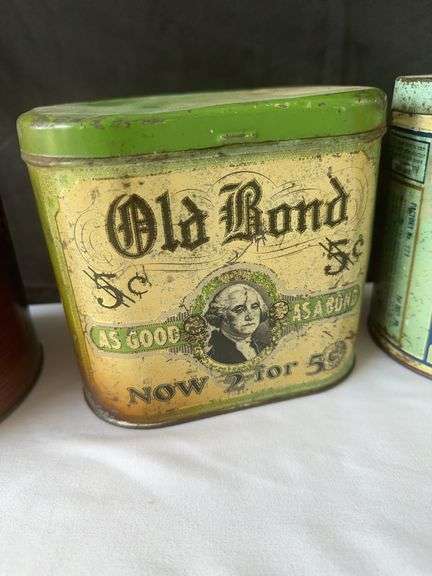Old Cigar and Tobacco Tins