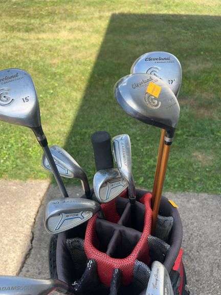 Top Flight Golf Bag and Clubs