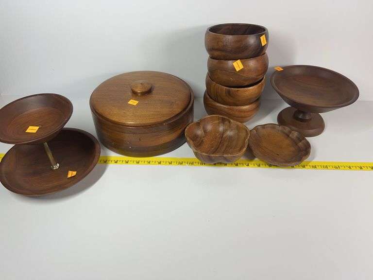 Assortment of Wooden Dishes