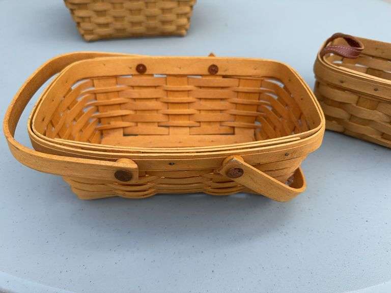 (3) Longaberger Baskets