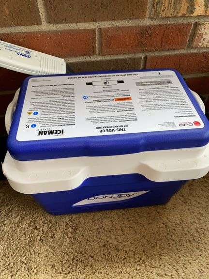 Igloo Mesh Wheeled Cooler, Donjoy Iceman Cooler
