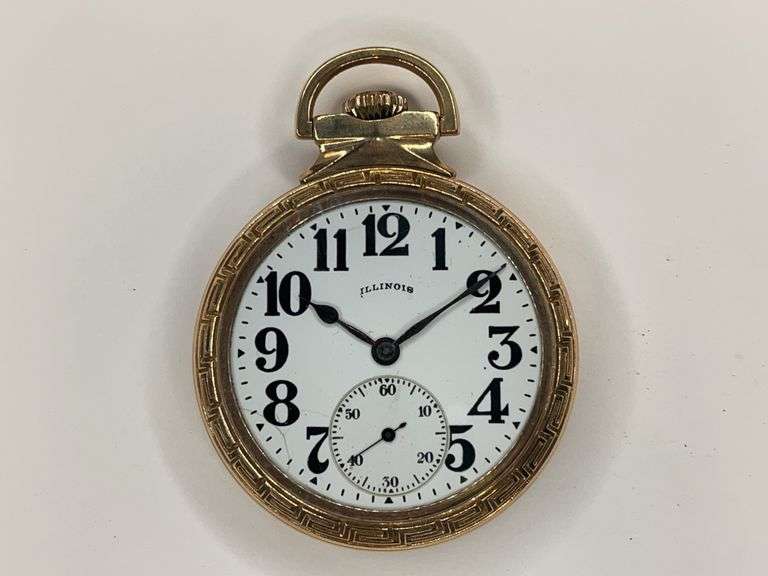 Illinois Sangamo Special Motor Barrel 23 Jewel Railroad Model Pocket Watch