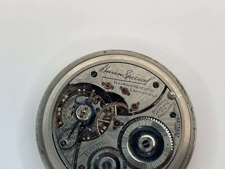 Illinois Bunn Special 21 Jewel Pocket Watch