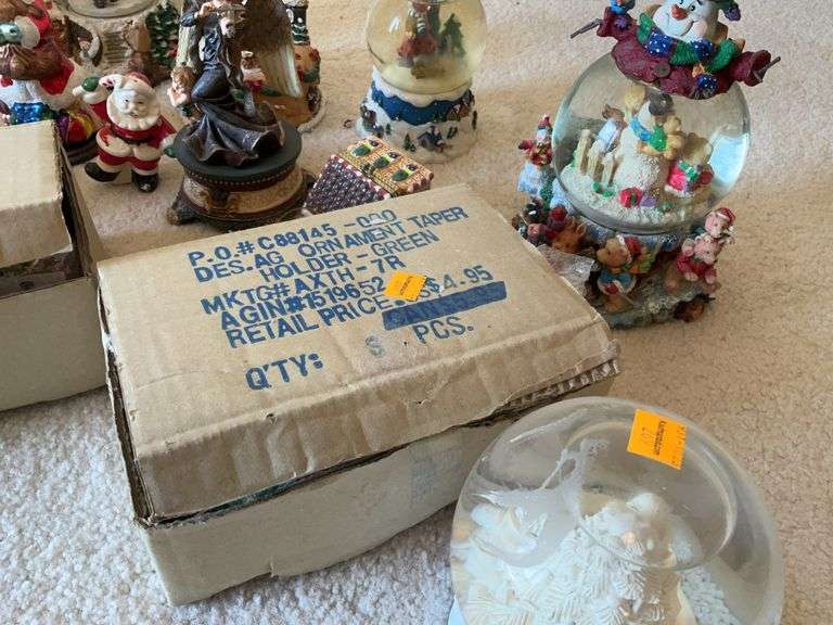 Assortment of Christmas Decorations