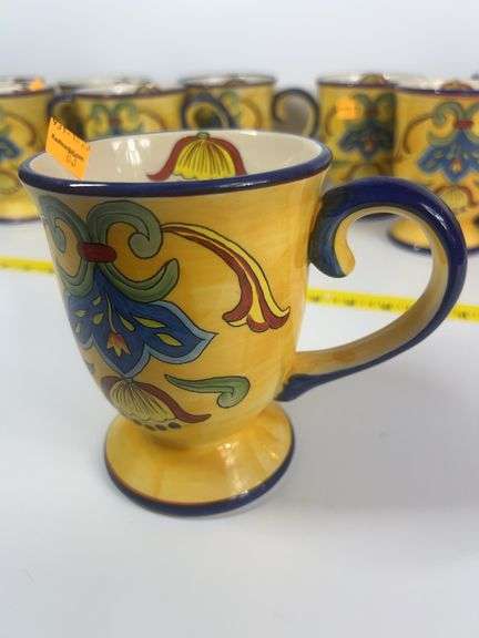 Maxcera Yellow Talavera Mugs-Made in China