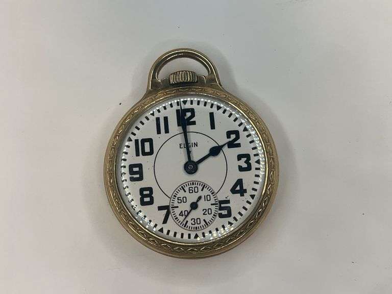 B.W. Raymond 21 Jewel Elgin Pocket Watch