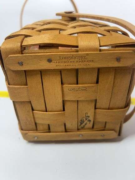 Longaberger Inaugural Basket, Wall Hanging Basket, Dresden Basket, Herb Baskets