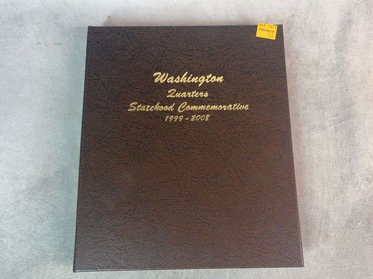 1999-2008 Statehood Commemorative Washington Quarters Complete Book