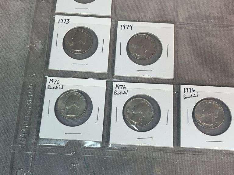 Susan B Anthony Dollars, Kennedy Halves, Washington Quarters, Buffalo Nickels ￼