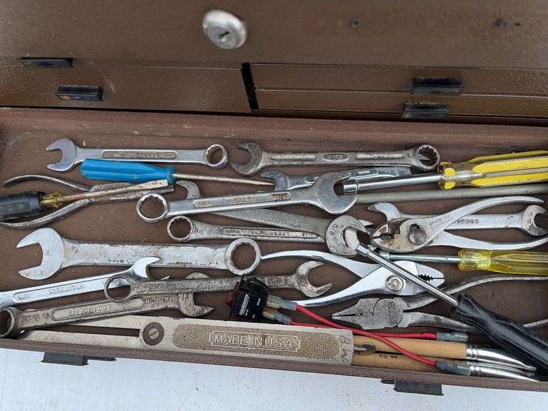 Toolbox with Variety of Tools