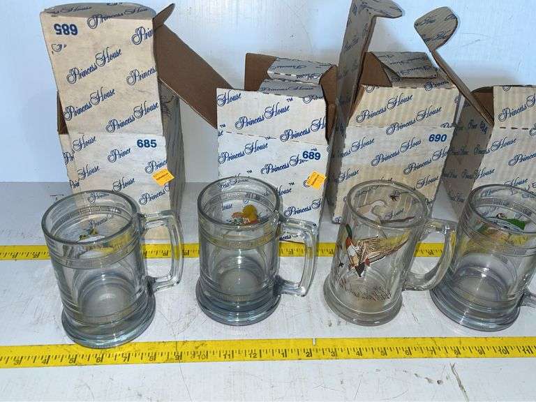 Princess House Hunting Beer Mugs