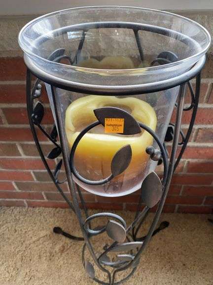 Large Candle Holder Stand and Candle