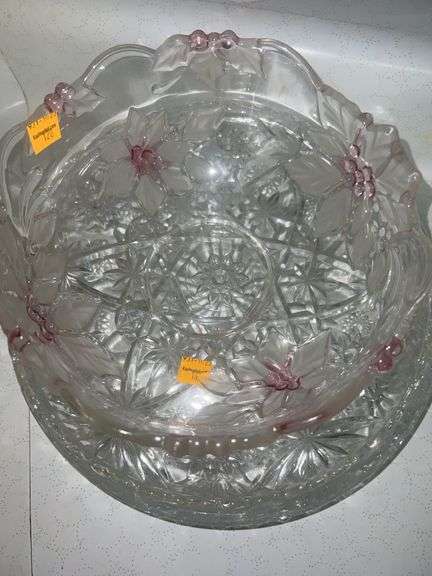 Assortment of Clear Glass Bowls