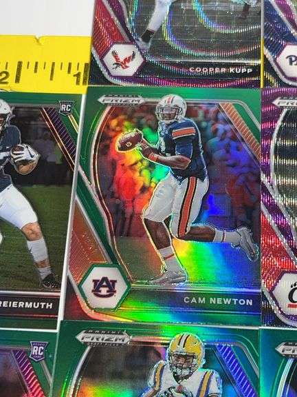 Assortment of College Football Trading Cards