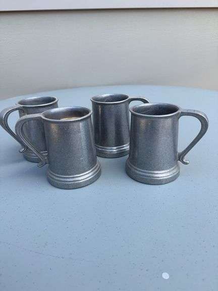 (4) Wilton Ale Noggin Cups