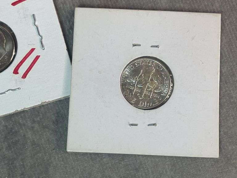 Four Roosevelt Dimes
