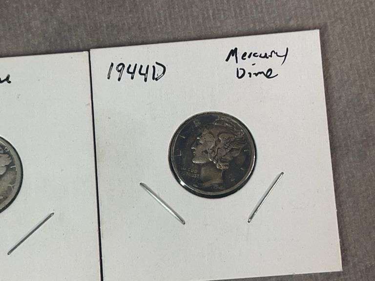 1918-D & 1944-D Mercury Dimes