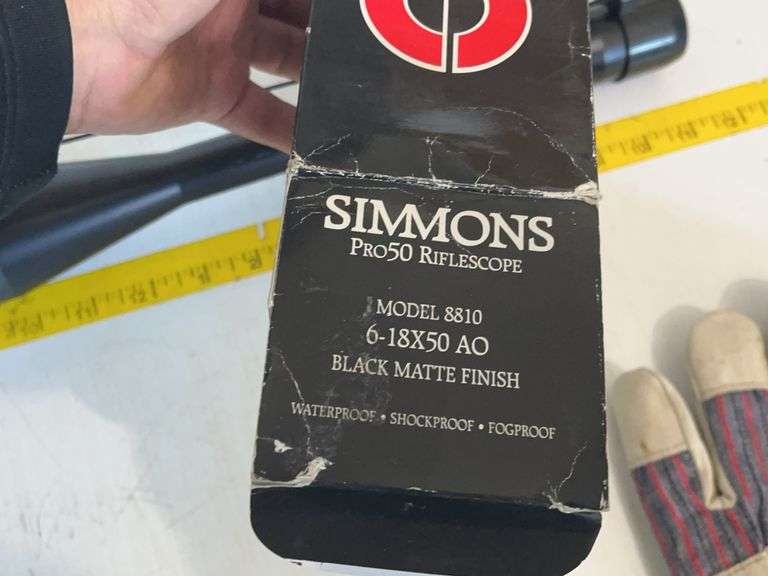 Simmons 6-18x50 AO Rifle Scope