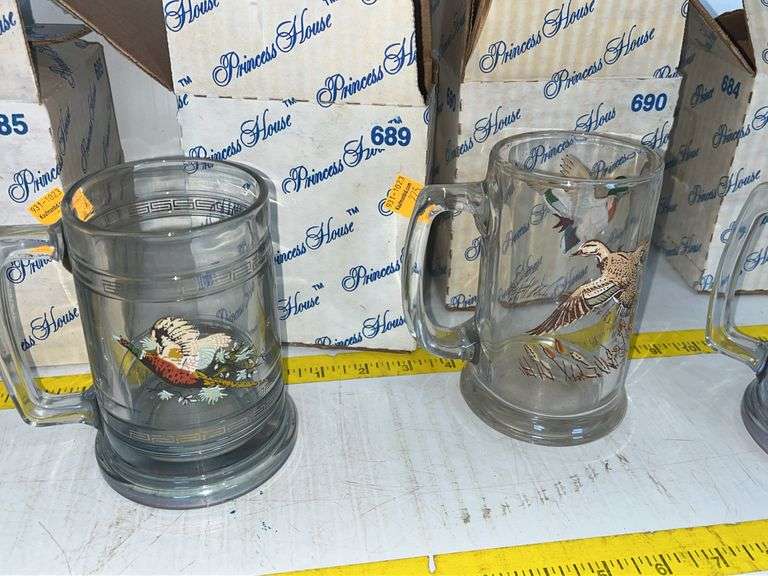 Princess House Hunting Beer Mugs