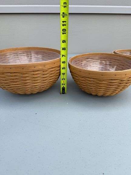 (4) Piece Longaberger Basket Set