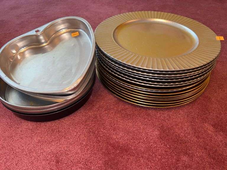 Assorted Plates and Cake Molds
