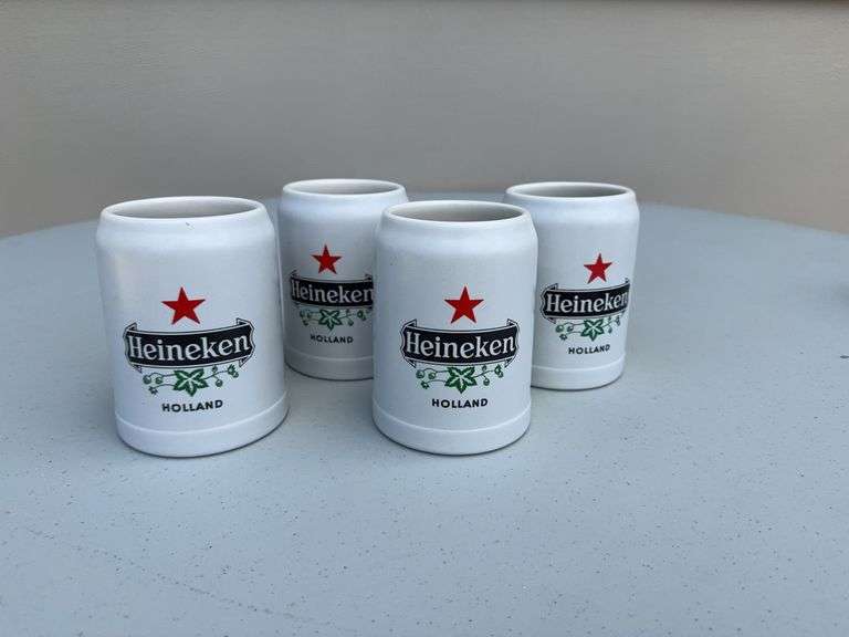 (4) Heineken Holland Mugs