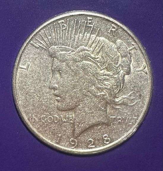 Lot of Two (2) Peace Silver Dollars with Commemorative Cards & Stamps