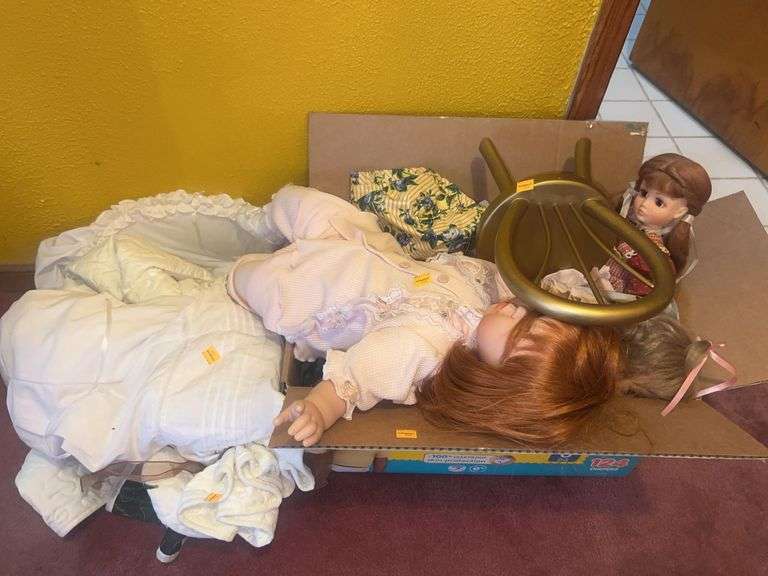 Assortment of Dolls and Accessories