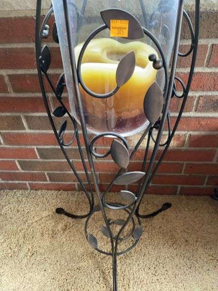 Large Candle Holder Stand and Candle