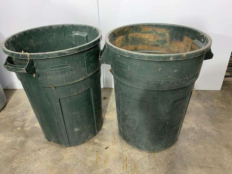 Rubbermaid Trash Barrels