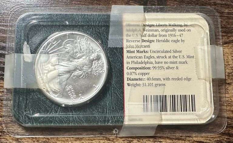 1991 Uncirculated American Silver Eagle