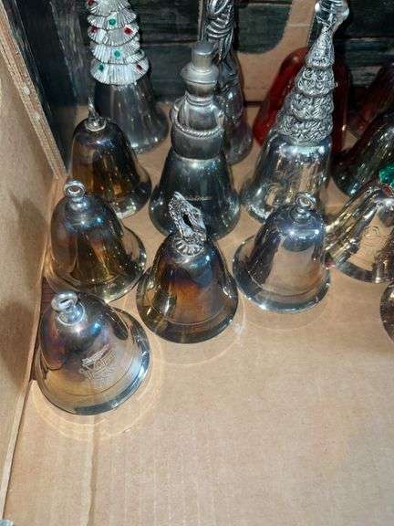 Assortment of Silver Plated Decorative Bells