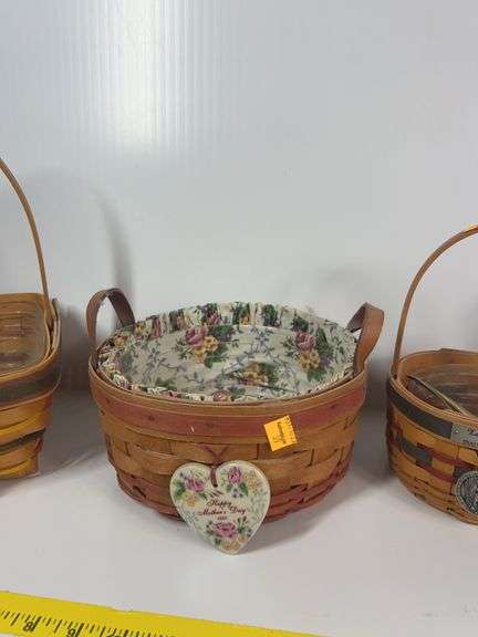 Longaberger Mothers Day Basket, Easter Basket, Inaugural Basket, Herb Basket