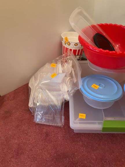 Plastic Food Storage Containers, Plastic Flatware, And More