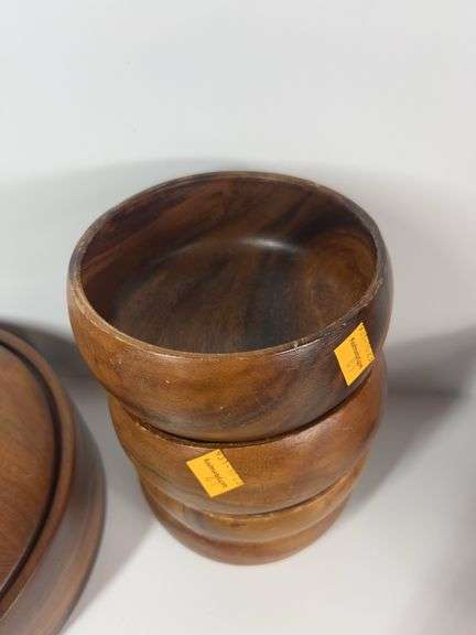 Assortment of Wooden Dishes