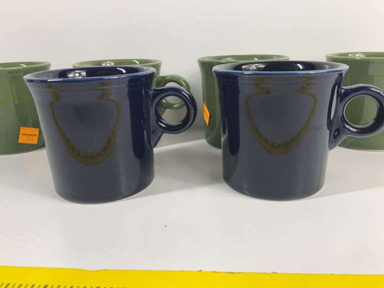 (6) Fiesta Ware Coffee Mugs