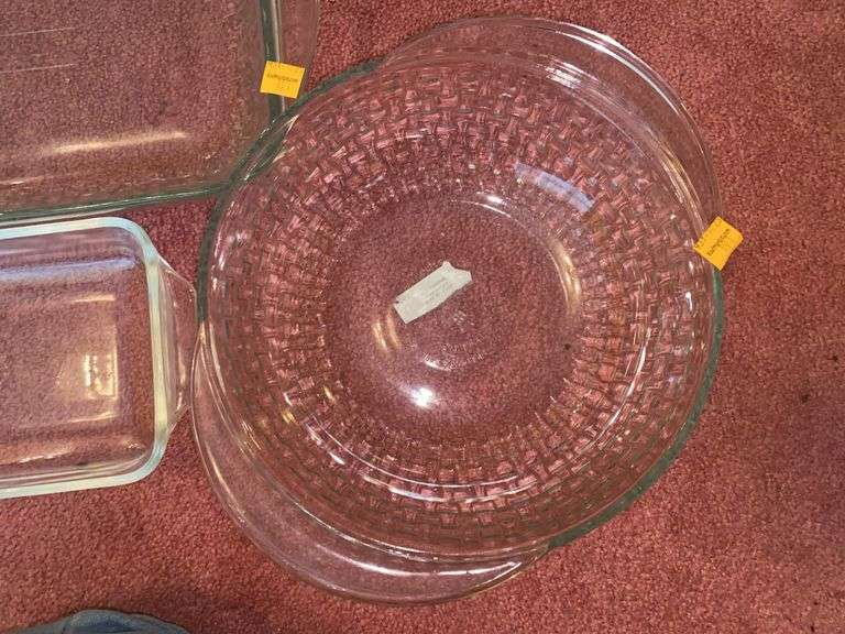 Anchor Hocking Casserole Dishes and Mixing Bowl