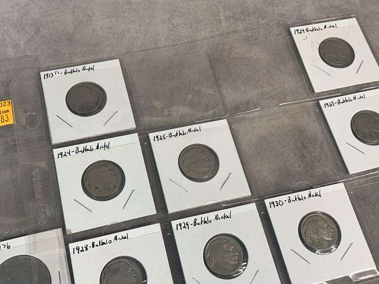 Susan B Anthony Dollars, Kennedy Halves, Washington Quarters, Buffalo Nickels ￼