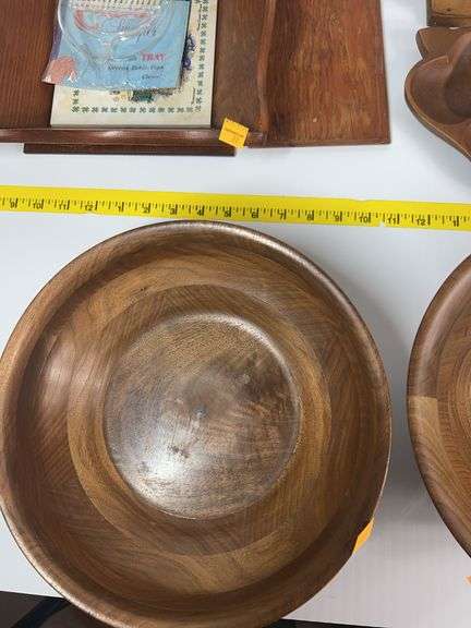 Assortment of Wooden Dishes