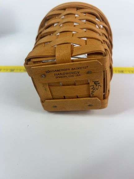 2000 Longaberger All American Sparkler Basket, Longaberger Tow Your Boat Basket, (2) Small Longaberg