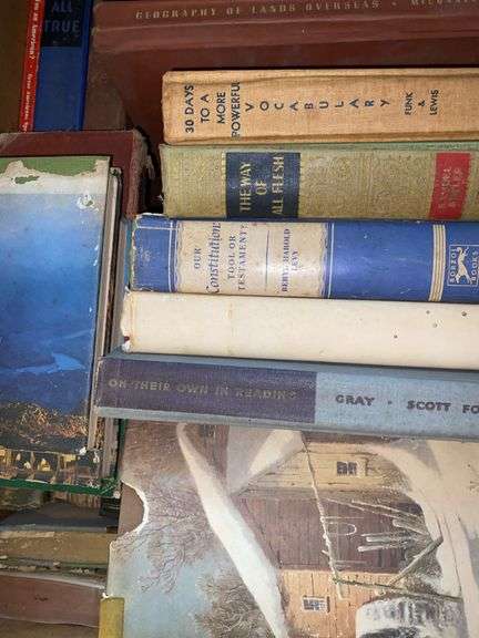 Large Box of Vintage Books