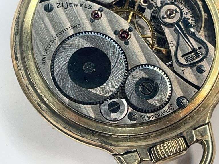 B.W. Raymond 21 Jewel Elgin Pocket Watch
