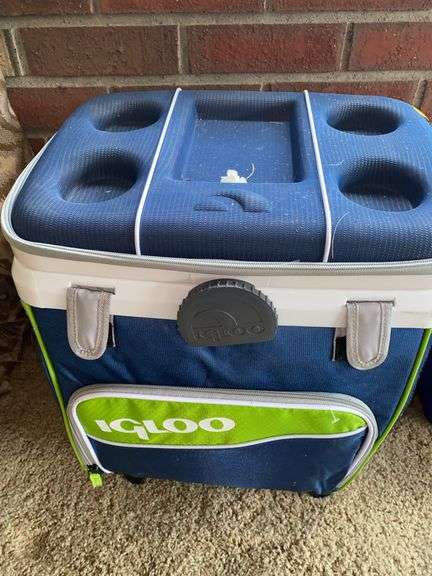 Igloo Mesh Wheeled Cooler, Donjoy Iceman Cooler