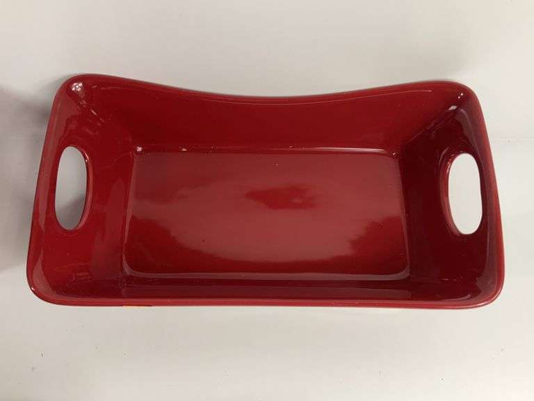 (3) Rachael Ray Red Serving Dishes