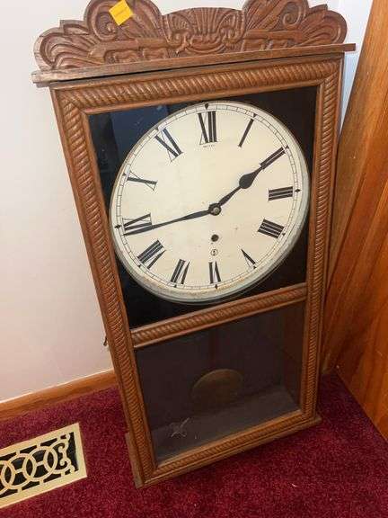 Made in USA Wind Up Clock with Key