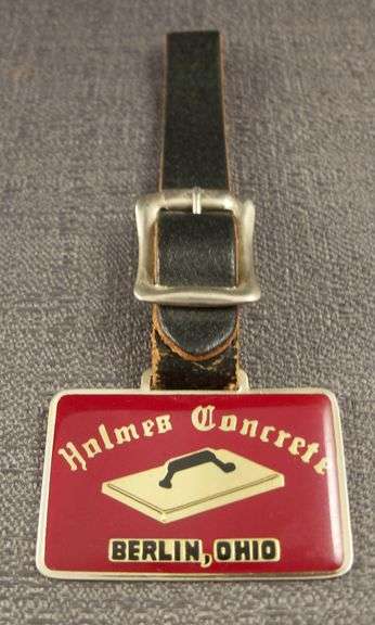 Holmes Concrete, Berlin Ohio, Watch Fob